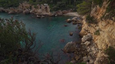 Antibes Körfezi Milyarderleri Güney Fransa 'da Kaptan d' Antibes 'de.
