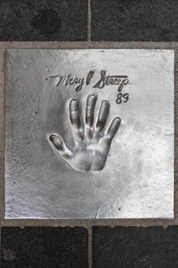 Cannes, Fransa - 22.09.2024: Meryl Streep 'in el izi.