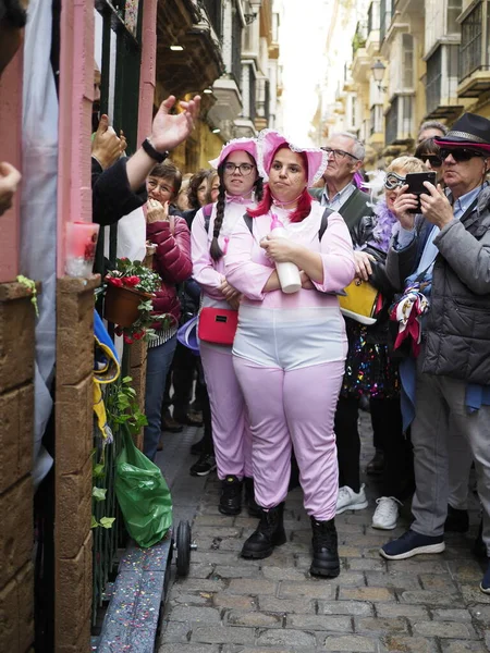carnival music groups in cadiz, andalusia, spain, 2023. february, 2023, sunday 19