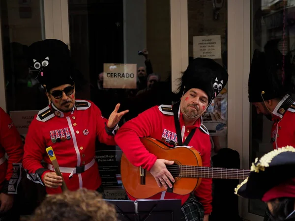 carnival music groups in cadiz, andalusia, spain, 2023. february, 2023, sunday 19