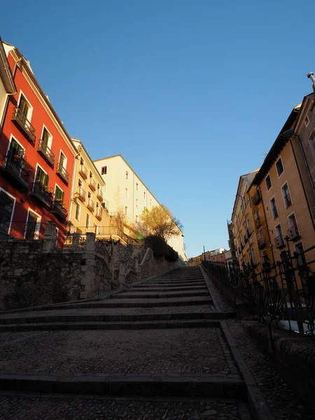 CUENCA CAPITAL 'IN SAĞLIKLARI, CASTILLA LA MANCHA, İspanya., Avrupa, MEDİEVAL ŞEHRİ.