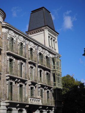 Eski Pamplona, Navarra, Comunidad Foral Navarra, İspanya 'daki ana caddeler.