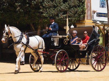 Jerez de la Froentra At Fuarı, Mayıs 2023, Cdiz ili, Endülüs, İspanya.