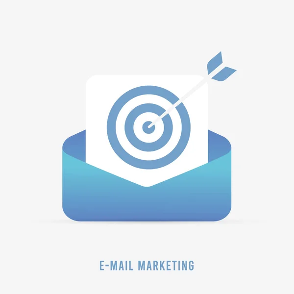 Email Marketing Concept Digital Marketing Business Newsletter Acquisition Retention Emails — Stock Vector