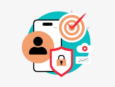 Zero-party data collection for personalized marketing. Gather user data to create tailored experiences without third-party cookies. Isolated vector illustration of user form and data sharing icons. clipart