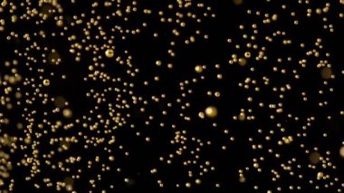 Şampanya kabarcıkları dokusunun süper yavaş çekimi. Yüksek hızlı sinema kamerası, 1000 fps.