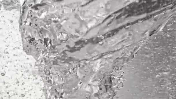 Super Langzame Beweging Van Draaiend Water Twistervorm Gefilmd Hoge Snelheid — Stockvideo