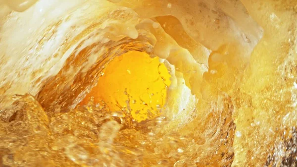 Ølflate Tunnelform Abstrakt Drikke Frysebevegelse – stockfoto