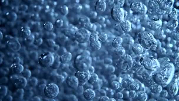 Super Slow Motion Van Bubbling Water Detail Extreme Macro Shot — Stockvideo