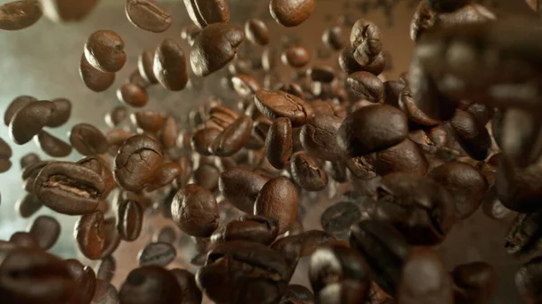 Abstract Koffie Achtergrond Met Verse Arabica — Stockfoto