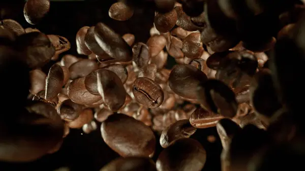 Abstrakter Kaffee Hintergrund Mit Frischem Arabica — Stockfoto