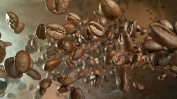 Abstrakter Kaffee Hintergrund Mit Frischem Arabica — Stockfoto