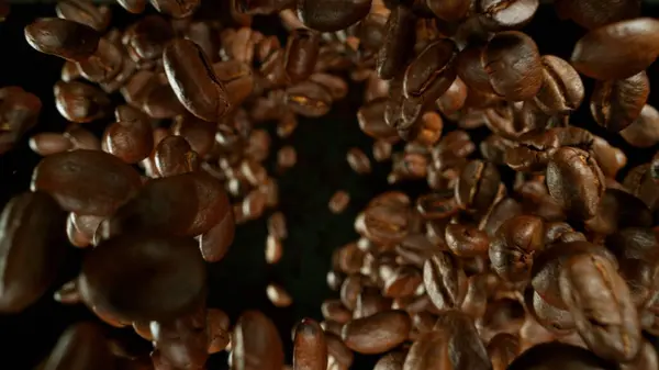 Abstrakt Kaffe Bakgrund Med Färska Arabica — Stockfoto