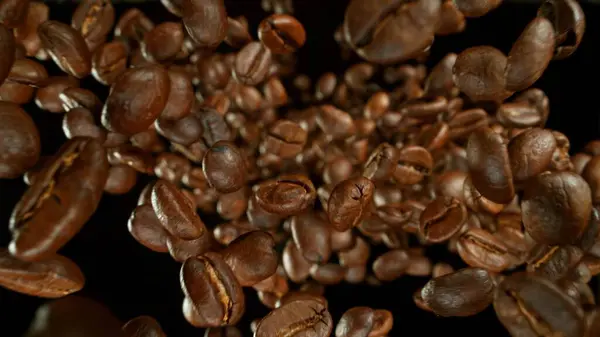 Abstrakt Kaffe Bakgrund Med Färska Arabica — Stockfoto