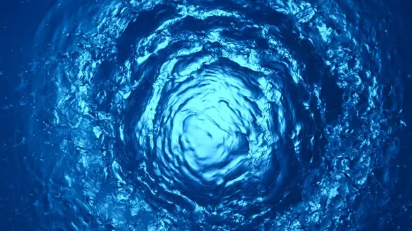 Texture Splashing Water Surface Top Shot Tunnel Shape Abstract Beverage Royaltyfrie stock-billeder
