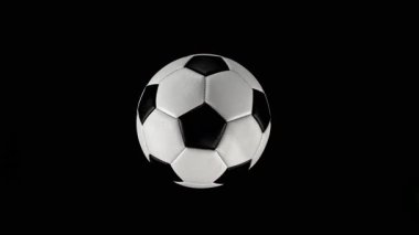 Süper Yavaş Düşen Futbol Topu Renkli Pudra Patlaması, Top View. Yüksek Hız Sinema Kamerası, 1000fps.