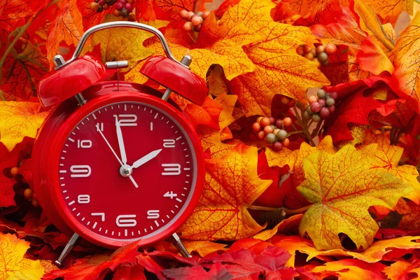 Jesienny Czas Jesiennymi Liśćmi Dla Twojej Sezonowej Wiadomości — Zdjęcie stockowe
