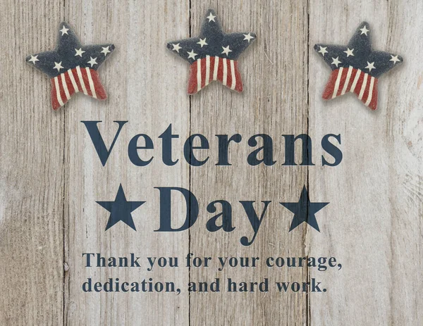 Veterans Day Thank You Firmar Con Retro Rojo Blanco Azul — Foto de Stock