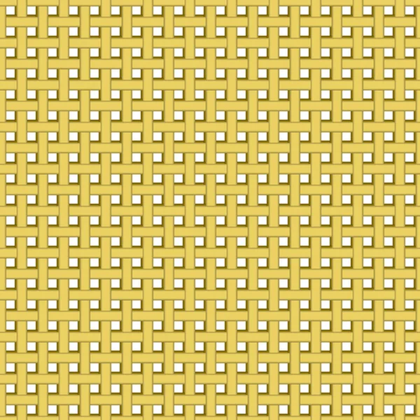 Yellow White Weave Material Seamless Background Seamless Repeats — Stock Photo, Image