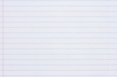 Okul ya da eğitim mesajınız için beyaz defter yönetmeliği kağıt arka planı