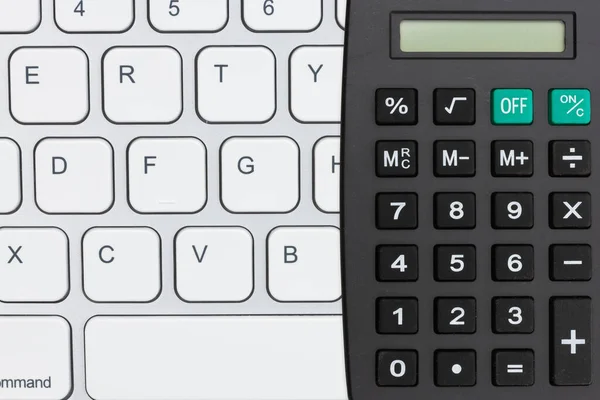 Calculator Keyword Your Message Making Money Online — Stok fotoğraf