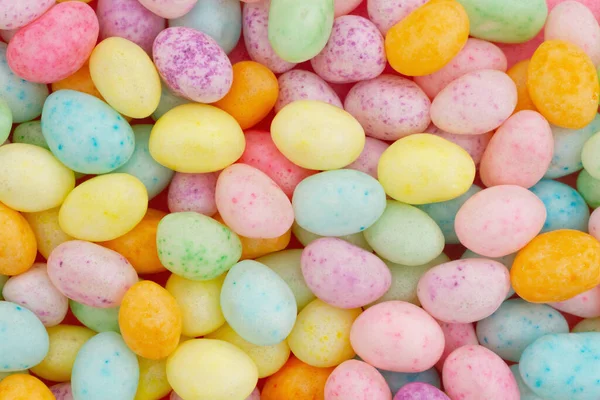 Bayram Mesajınız Için Pastel Renkli Şekerlerin Paskalya Yumurtası Arka Planı — Stok fotoğraf