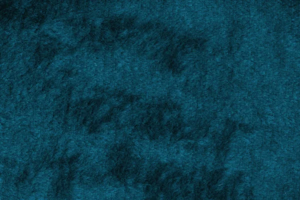 Blue Fleece Material Textured Background Copy Space Use Texture — Stock Photo, Image