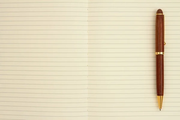 Ruled Line Journal Paper Page Φόντο Στυλό Για Γράψιμο Journaling — Φωτογραφία Αρχείου