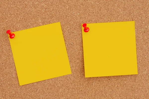 Dos Notas Adhesivas Amarillas Blanco Sobre Madera Envejecida Para Negocio —  Fotos de Stock