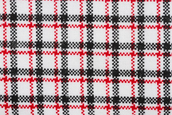 Zwarte Rode Witte Ruitpatroon Textuur Achtergrond Met Kopieerruimte Voor Bericht — Stockfoto