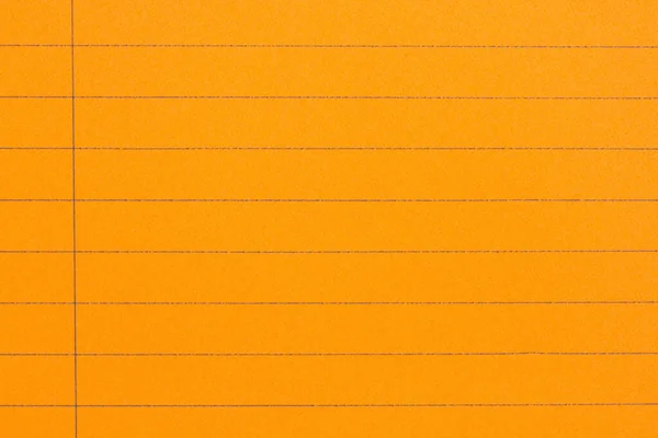 Retro Oranžová Lemované Školní Notebook Papír Pozadí Kopírovacím Prostorem Pro — Stock fotografie