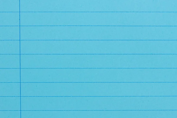 Retro Blue Lined School Notebook Paper Background Copy Space Your — Stock Photo, Image