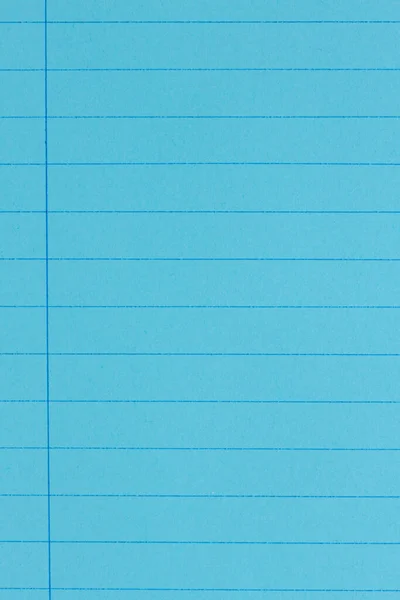 Retro Modrá Lemované Školní Notebook Papír Pozadí Kopírovacím Prostorem Pro — Stock fotografie