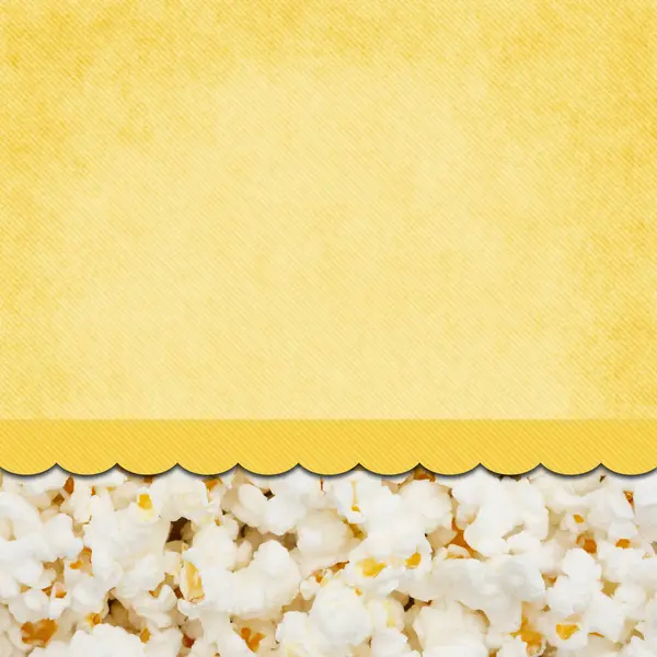 Popcorn Salato Sano Sfondo Spuntino Con Spazio Copia Foto Stock Royalty Free