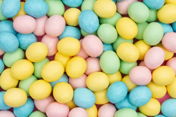 Pale Easter Egg Candy Background Stock Image