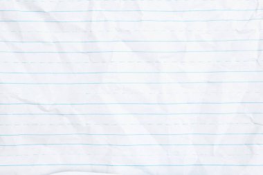 Okul, okul mesajınız için fotokopi alanı ile birlikte buruşmuş kağıt arka plan