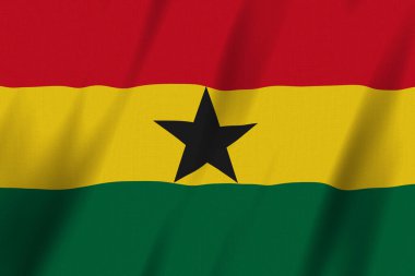 Ganalı ya da vatansever mesajınız için Gana bayrağı arkaplanı