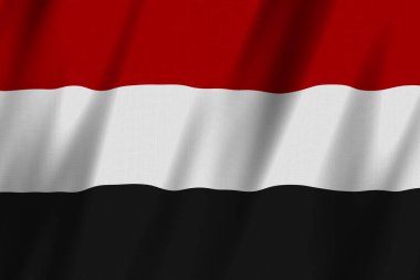 Yemenli ya da vatansever mesajınız için Yemen bayrağı