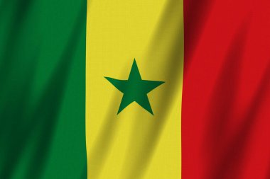 Senegal ya da vatansever mesajınız için Senegal bayrak geçmişi
