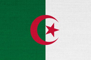 Cezayir bayrağı arka planı Cezayir ya da vatansever mesajınız için