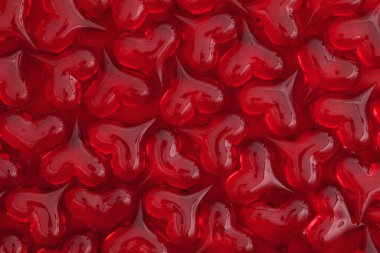 Kırmızı kalpler romantik için, Sevgililer Günü, yıldönümü ve düğünler için