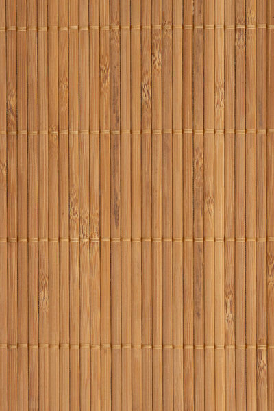Natural light brown wooden bamboo mat background with grain texture background for tropical and eco-friendly themes