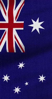 Avustralya, Avustralya ya da vatansever mesajınızın arka planında kusursuz bir döngü oluşturur