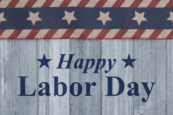 Amerikan işçilerini ve ulusal gururu kutlayan retro Amerikan kırmızı, beyaz ve mavi yıldızlı İşçi Bayramı Kartınız kutlu olsun.