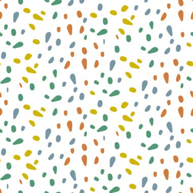 Renkli Polka Dot Deseni. Cilt Hayvan Benekleri soyut noktalı doku.