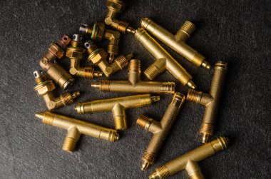 Kahve ekipmanlarının tamiri. Yakın plan. Yüksek kalite fotoğraf