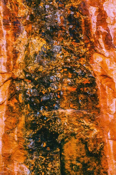 Brown Yellow Orange Rock Canyon Absztrakt Devils Garden Arches National — Stock Fotó