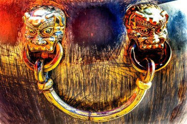 Ejder Parlak Bronz Tencere Gugong, Yasak Şehir İmparatoru 'nun Saray Ejderhası İmparator' un sembolüdür..