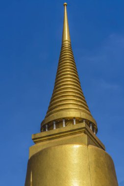 Gold Pagoda Chedi Grand Palace Bangkok Thailand Palace was a complex of buildings and home of KIng of Thailand from1782 to 1925