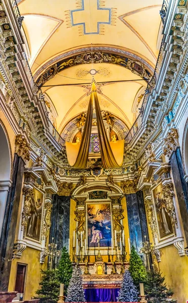 Niza Francia Diciembre 2021 Basilica Altar Dome Saint Marie Saint —  Fotos de Stock